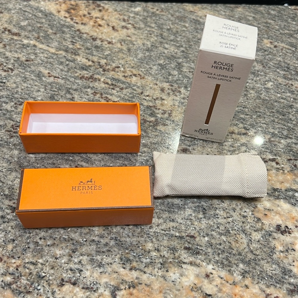 Hermes Empty Lipstick Box
